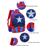 School Backpack for Boys Kids Schoolbag Student Bookbag Rucksack Waterproof Shoulder Bag Daypack with Anime Super Hero (A04, Small:15x11x4.7 in)