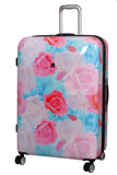 IT Luggage Sheen Hardside Expandable Spinner 3 Piece Set (Light Pink Maxy Rose)