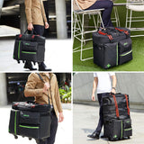 Extra Large Expandable Lightweight Luggage Rolling Duffel Bag (XXL) with Wheels Travelling Foldable Suitcase