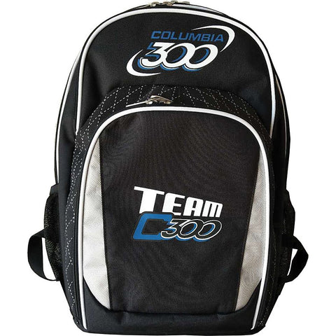 Columbia 300 Bags Team C300 Bowling & Shoe Backpack (Black/Silver)