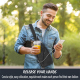 LST Sling Bag Water Resistance Crossbody Chest Backpack Outdoor Cycling Chest Shoulder Unbalance Gym Fashion Bags Sack Satchel for Men & Women