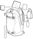 Burton Day Hiker Pro 28L Backpack Shade Heather NA