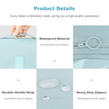 Mens Toiletry Bag,Mossio Ladies Spacious Strong Zippers Household Makeup Train Case Wine Flower