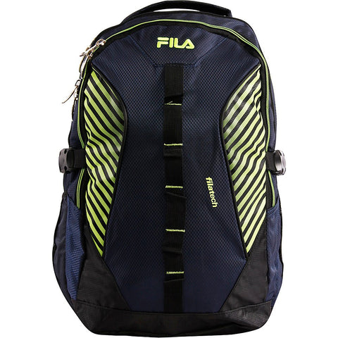 Fila Hunter Laptop Backpack, BLUE/NEON, One Size