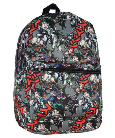 My Hero Academia Character All Over Sublimated Backpack School Bag