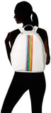 Betsey Johnson Between the Lines Backpack, White