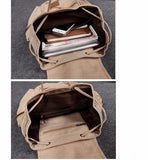 Berchirly Canvas Backpack Daypacks Computers Laptop Rucksack