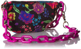 Betsey Johnson Nylon Bum Bag, Black Floral