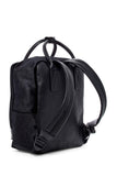 Betsey Johnson Beaded Bejeweled Faux Pearl Patch Applique Embellished Black Velvet Backpack