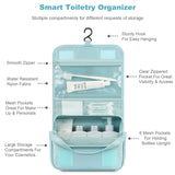 Mens Toiletry Bag,Mossio Ladies Spacious Strong Zippers Household Makeup Train Case Wine Flower