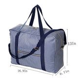 Foldable Travel Bag Water Resistant Travel Duffle Bag with Lining and Shoulder Strap UPGRADE