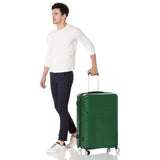 AmazonBasics Geometric Luggage - 2 piece Set (55cm, 78cm), Green
