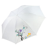 FakeFace Novelty Womens Mens Wine Vase Shaped Bottle Three Folding Umbrella Anti-UV Sun Shade Rain Compact Collapsible Portable Travel Umbrella