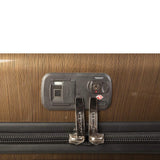 Numinous London 20" Carry-on 4 Wheel Spinner Smart Luggage Gold Brush