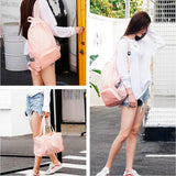 Etercycle Ultra Lightweight Foldable Backpack for Women Men, 2 in 1 Folding Travel Hand Bag Water Resistant Travel Hiking Backpacks Daypacks 20-35L(Navy)