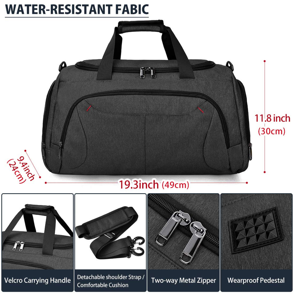 Gym Duffle Bag Waterproof Large Sports Bags Travel Duffel Bags with ...