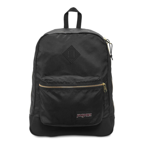 JanSport Super FX Backpack - Black/Gold