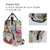 Backpack Happy Christmas Santa Claus Laptop Bag 14 Inch Lightweight for Men/Women