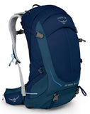 Osprey Packs Stratos 34 Hiking Backpack, Eclipse Blue, Medium/Large