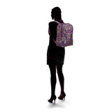 Vera Bradley Lighten Up Study Hall Backpack, Polyester, dream diamonds