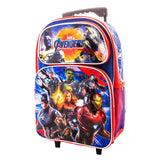 Avengers EndGame Super Hero 16" Rolling Backpack Book Bag Travel Case AV00972