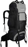 TETON Sports Explorer 4000 Internal Frame Backpack; High-Performance Backpack for Backpacking, Hiking, Camping; Metallic Silver