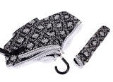 Women Girls Compact Travel Umbrella, Elegant Lace Lightweight Portable Folding Rain Umbrella Parasol