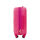 Macbeth Collection Women's Pineapple 21" Spinner Luggage, Magenta