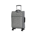 it luggage 21.5" Stitched Squares Lightweight Case, Flint Grey