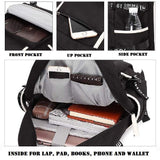 Qushy My Hero Academia Kid Adult Large Capacity Backpack Schoolbag Bookbag Daypack