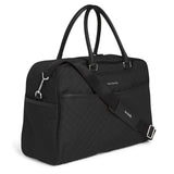 Vera Bradley Iconic Weekender Travel Bag, Microfiber, Classic Black