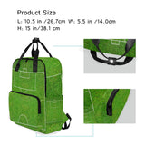 Backpack Half Of Football Field Or Soccer Laptop Bag 14 Inch Lightweight for Men/Women