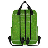 Backpack Half Of Football Field Or Soccer Laptop Bag 14 Inch Lightweight for Men/Women