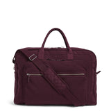 Vera Bradley Iconic Grand Weekender Travel Bag, Microfiber, Mulled Wine