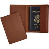 Royce Leather RFID Blocking Passport Travel Document Organizer