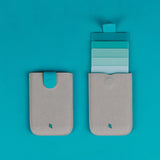 DAX V2 Mini Slim Portable Card Holders Pulled Design Men Wallet Gradient Color 5 Cards Money Short Women Purse