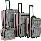 Rockland Luggage 4 Piece Expandable Luggage Set