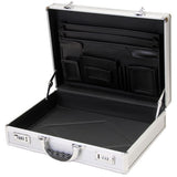 T.Z. Case Business Cases Aluminum Frame Silver Stripe Briefcase