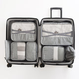 7PCS/Set High Quality Capacity Travel accessories kit Mesh storage Luggage Organizer Packing Cube