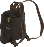 LeDonne Leather Distressed Womens Backpack/Purse