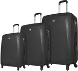Mia Toro Fibre di Carbonio Moderno Hardside Spinner 3 Piece Set