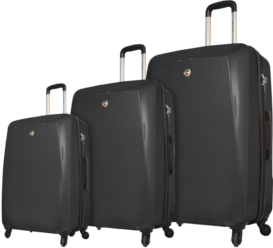 Mia Toro Fibre di Carbonio Moderno Hardside Spinner 3 Piece Set