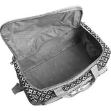 Jenni Chan Aria Snow Flake 17in Duffel Bag