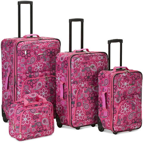 Rockland Luggage Nairobi 4 Piece Luggage Set 
