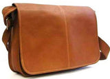 LeDonne Leather Classic Flap Over Messenger