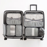 7pcs/Set Travel Organizer Cube Compression Pouches Waterproof Mesh Durable Luggage Organiser