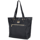 Kenneth Cole Reaction Women's Runway Call Nylon-Twill Top Zip 16" Laptop & Tablet Business Tote, Black