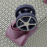 London Fog Softside 28" Spinner, Tan Square Jacquard