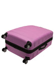 Rockland Abs 28" Expandable Spinner Luggage, Pink