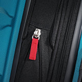 Samsonite 68311-2479 Omni Hardside Luggage Nested Spinner Set (20 Inch, 24 Inch, 28 Inch) - Caribbean Blue Bundle with Microbead Neck Pillow with Travel Pouch and Manual Luggage Scale